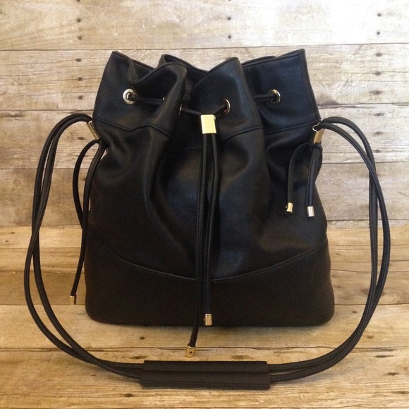 Zara Handbags - Zara Drawstring Bucket Bag